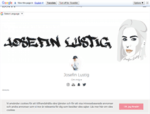 Tablet Screenshot of josefinlustig.com
